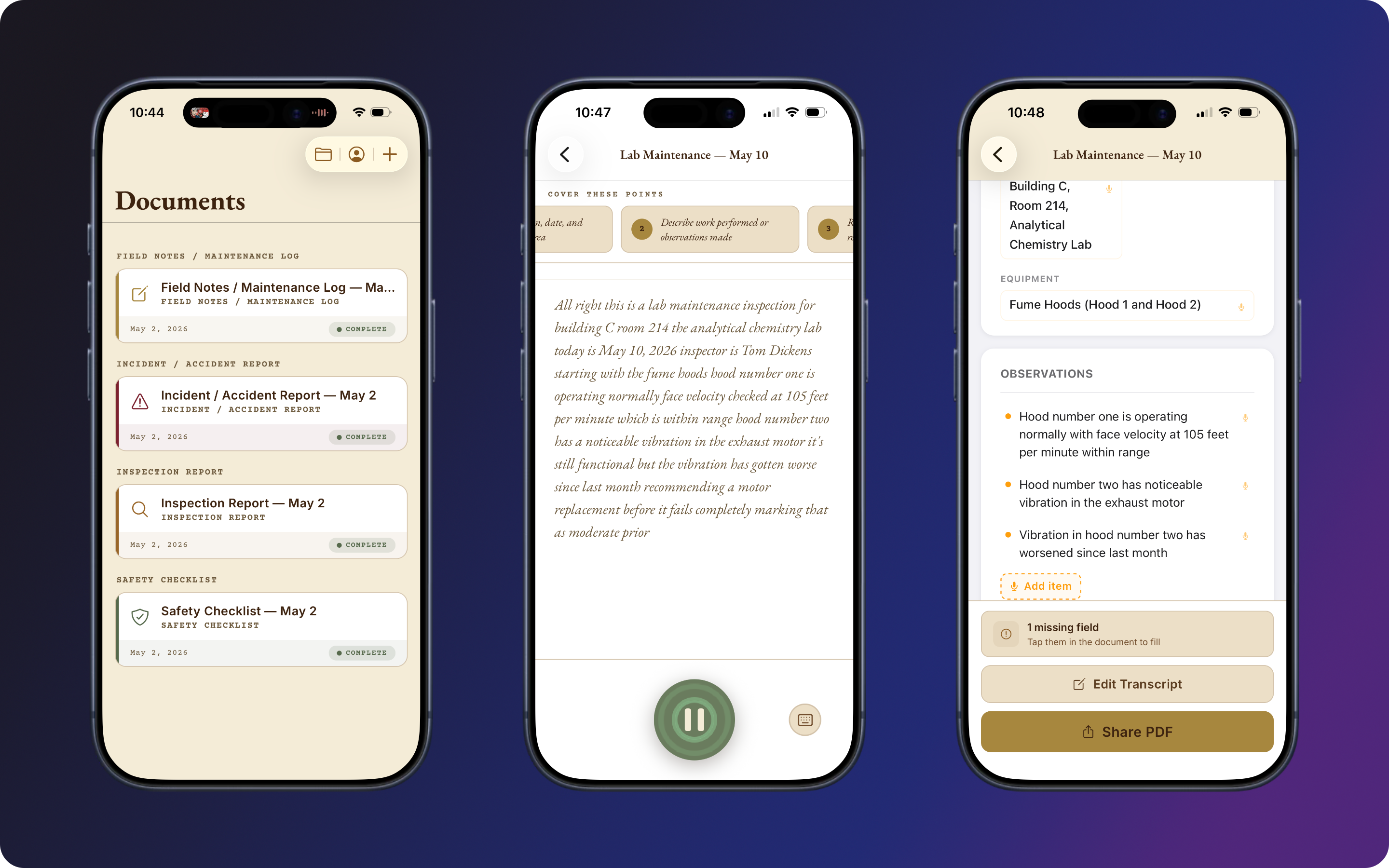 TalkDoc app - dark mode